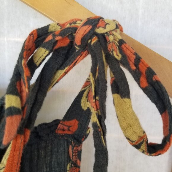 Free People Dress Fleur Twilight  Floral Print Loose Tunic Top Size XS Boho - Picture 14 of 14